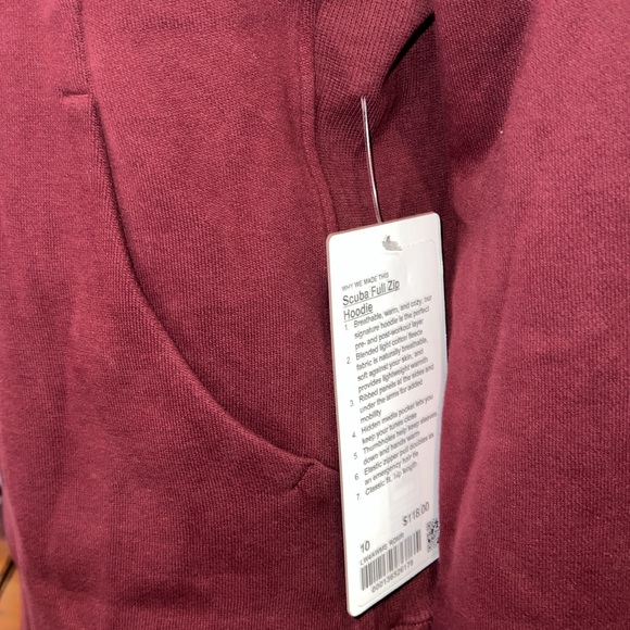 ❤️NWT LULULEMON SCUBA FULL ZIP HOODIE - Picture 12 of 14